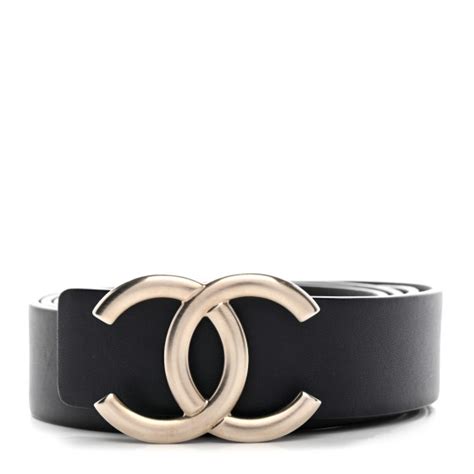 chanel reversible cc belt|CHANEL Calfskin CC Reversible Belt 95/38 Navy .